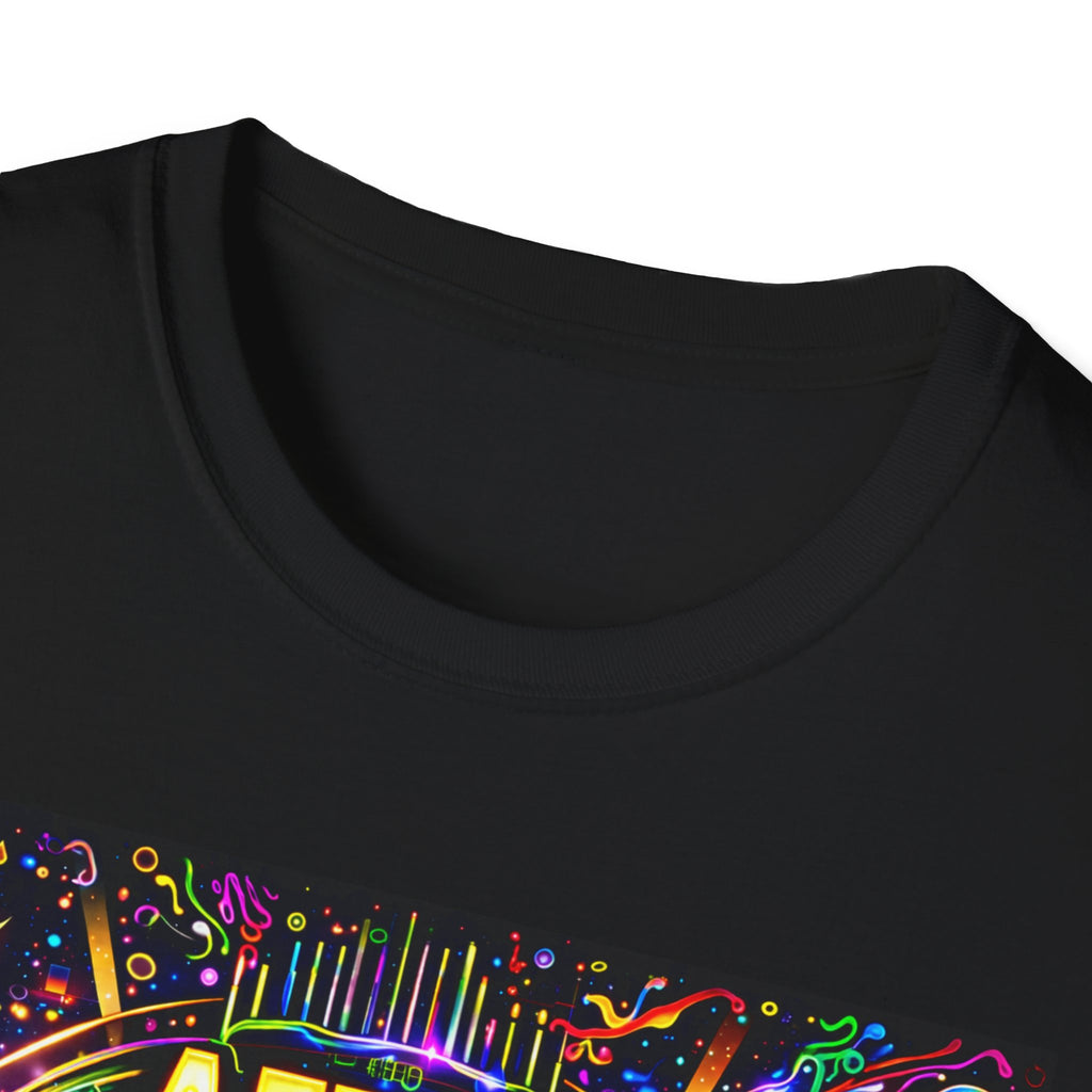 After Midnight T-Shirt  Song Cover Art From The Caribbean Calavera Album – Neon Jazz Club Graphic Tee
