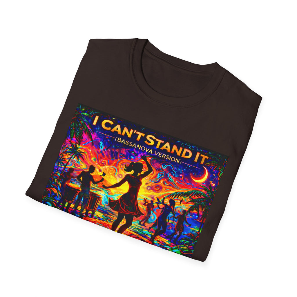 I Can't Stand It Dance Tee Song Cover Art From The Caribbean Calavera Album — Vibrant Caribbean Disco Music T-Shirt