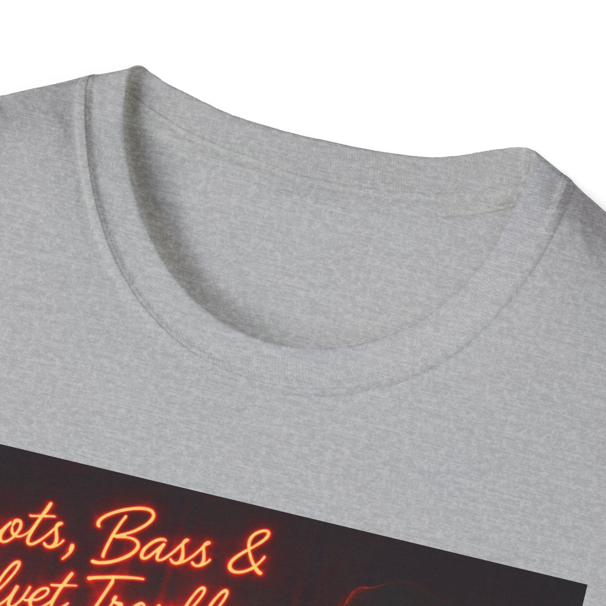 "Boots, Bass & Velvet Trouble" Retro Music Tee Vintage Rock T-Shirt —