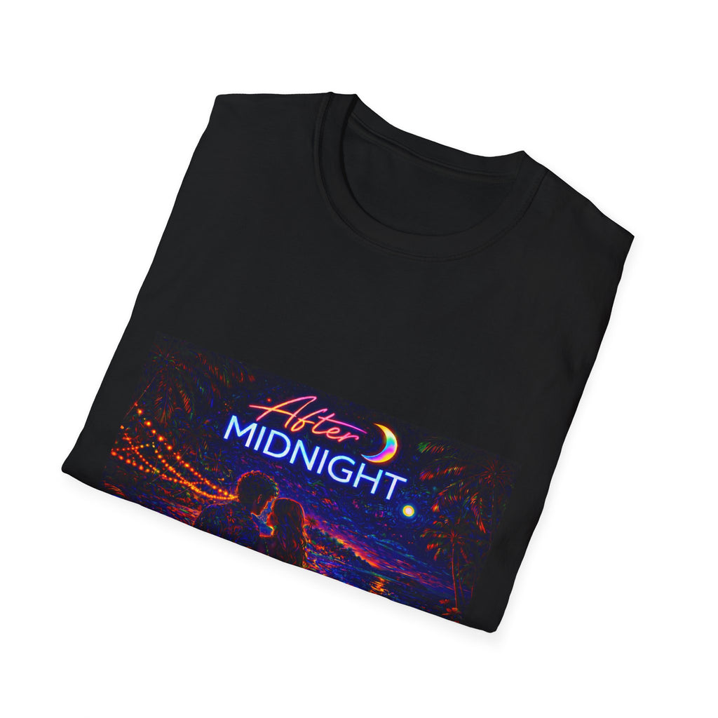After Midnight Song Cover Art From The Caribbean Calavera Album Hoodie Graphic T-Shirt — Neon City Nightscape Tee