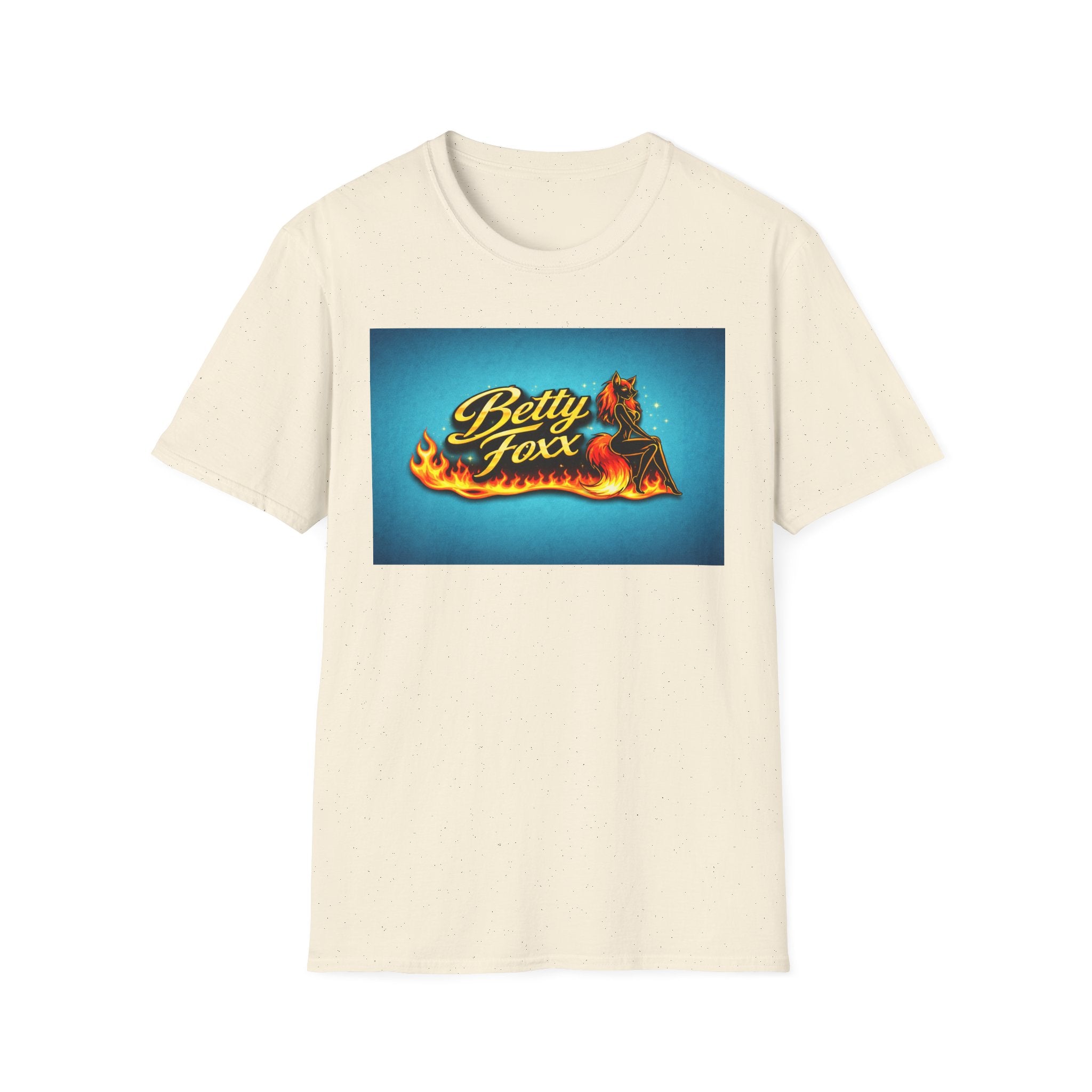 Betty Foxx Retro Flame Logo T-Shirt