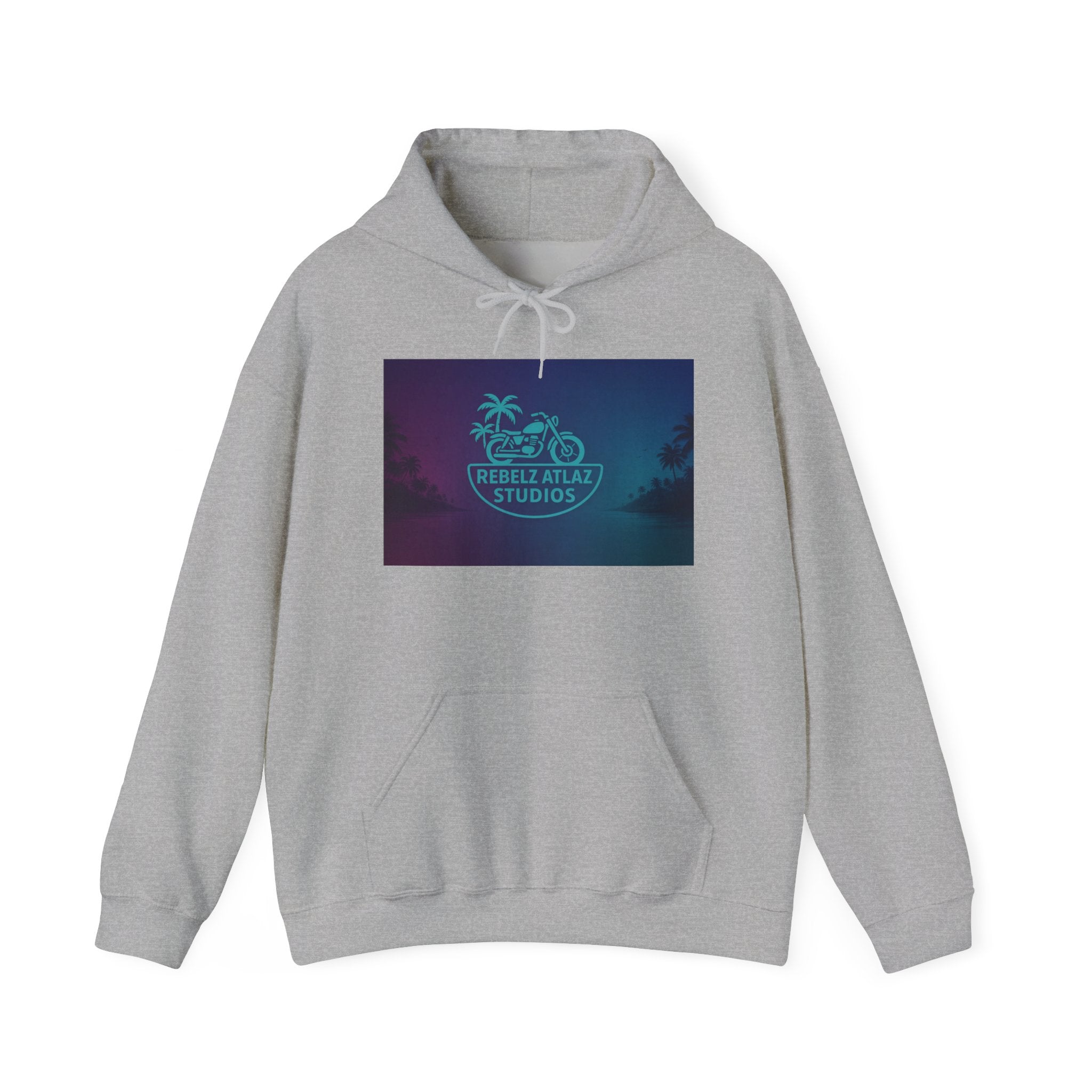 Rebel Atlas Studios Tropical Logo Hoodie Song Cover Art From The Caribbean Calavera Album