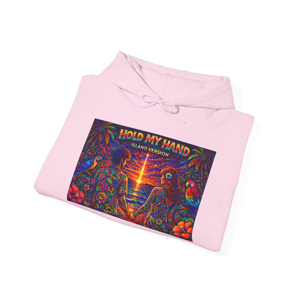 Hold My Hand Like You Used to Island Version Song Cover From Caribbean Calavera Album  Retro Rave Graphic Sweatshirt
