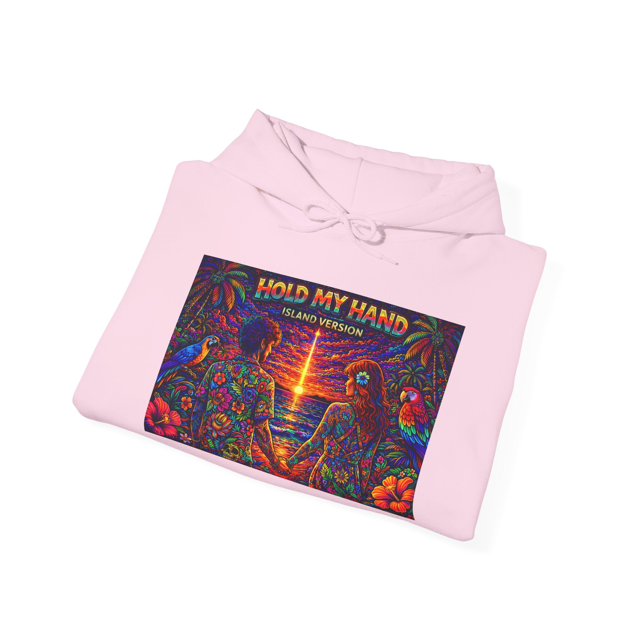 Hold My Hand Like You Used to Island Version Song Cover From Caribbean Calavera Album  Retro Rave Graphic Sweatshirt