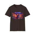 Stay Close Romantic Graphic T‑Shirt  Song Cover Art From The Caribbean Calavera Album  — Neon Couple Illustration