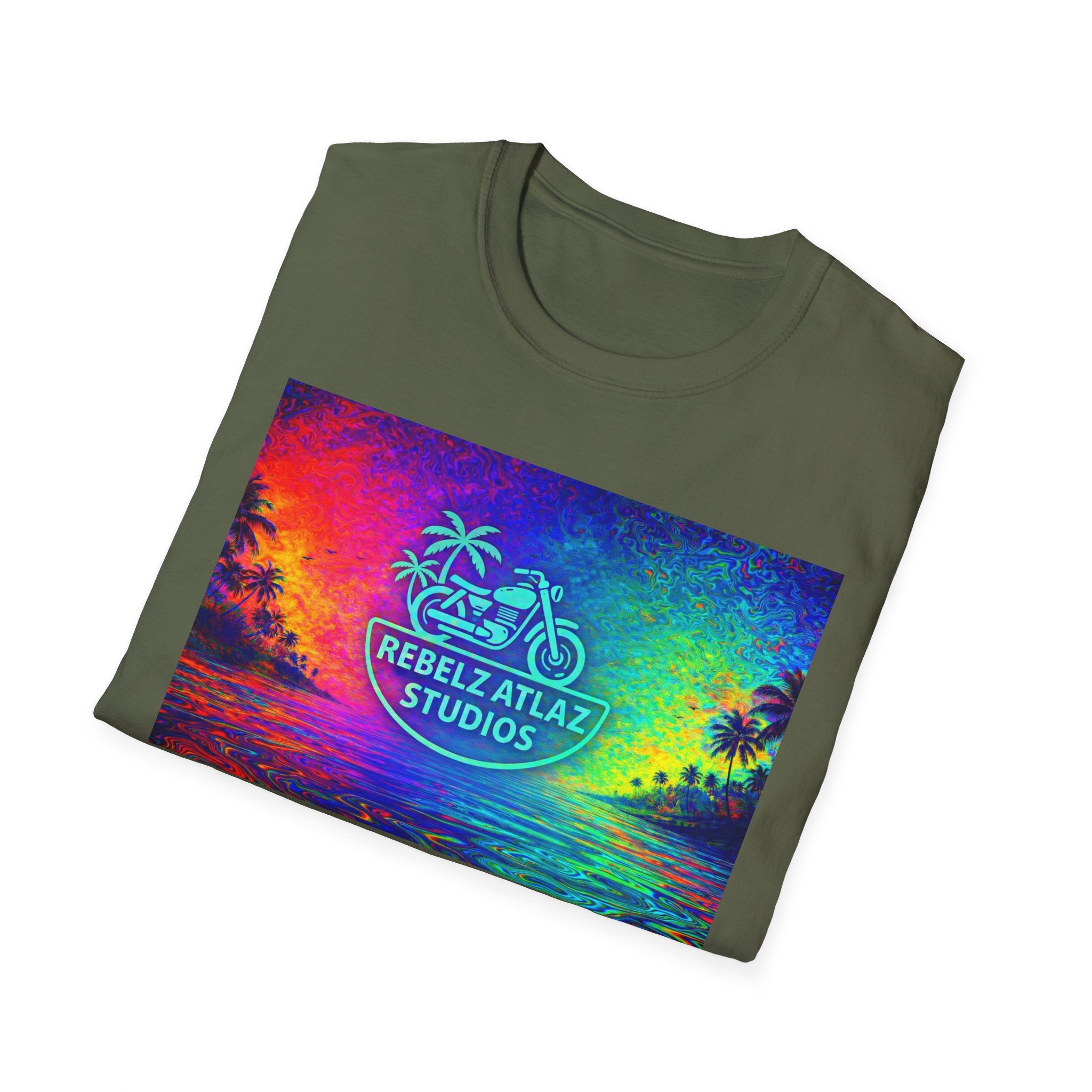 Rebelz Atlaz Studios Tropical Sunset T-Shirt