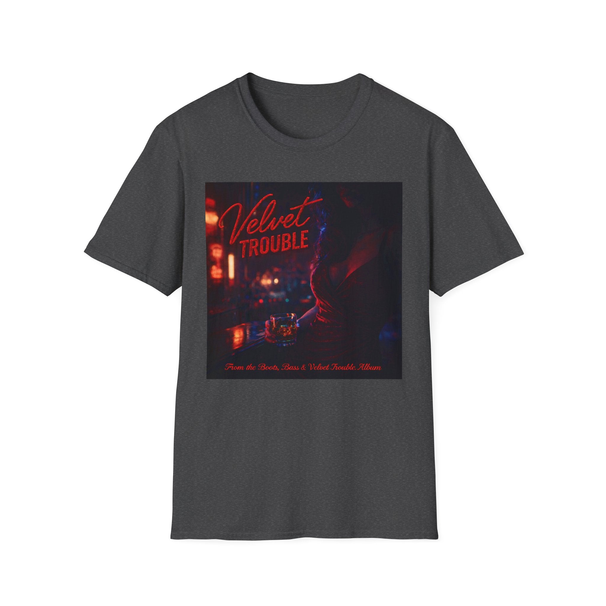 Velvet Trouble Retro Neon Band T-Shirt