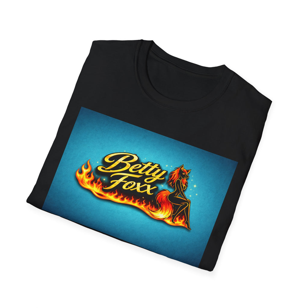 Betty Foxx Retro Flame Logo T-Shirt