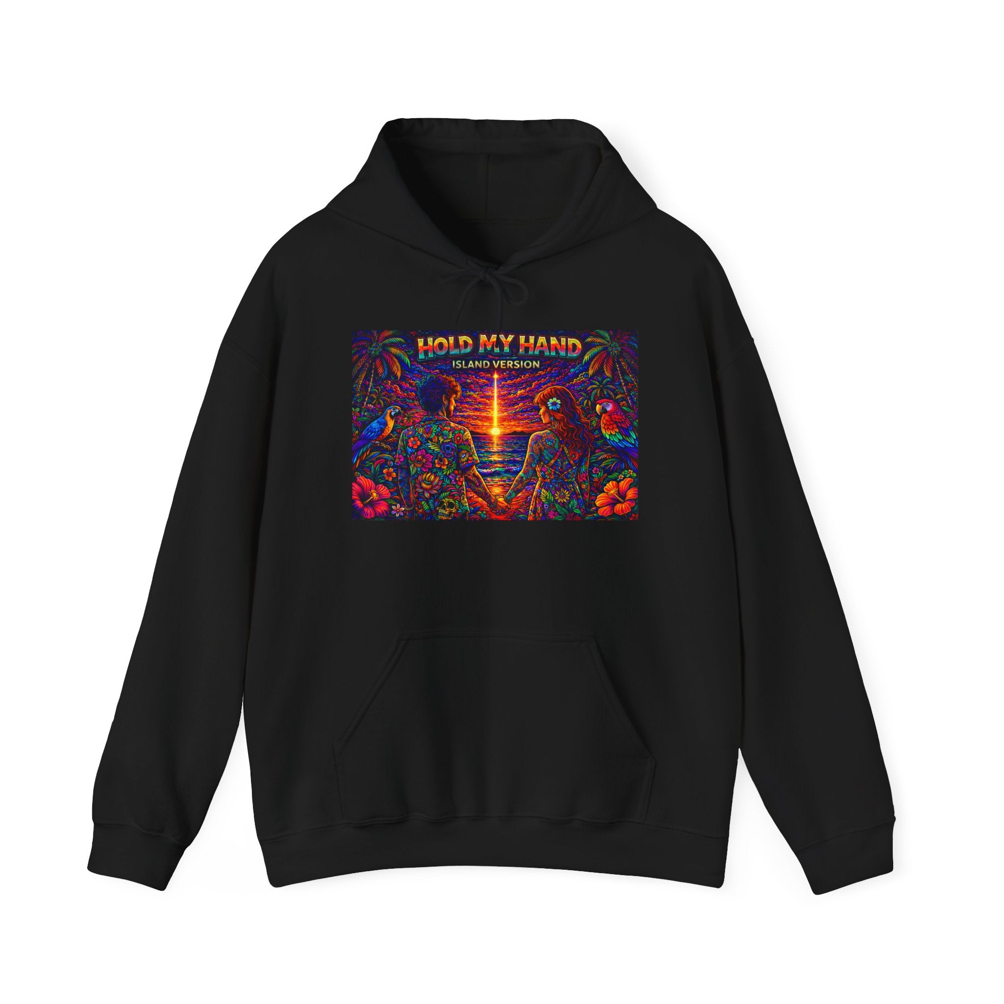 Hold My Hand Like You Used to Island Version Song Cover From Caribbean Calavera Album  Retro Rave Graphic Sweatshirt