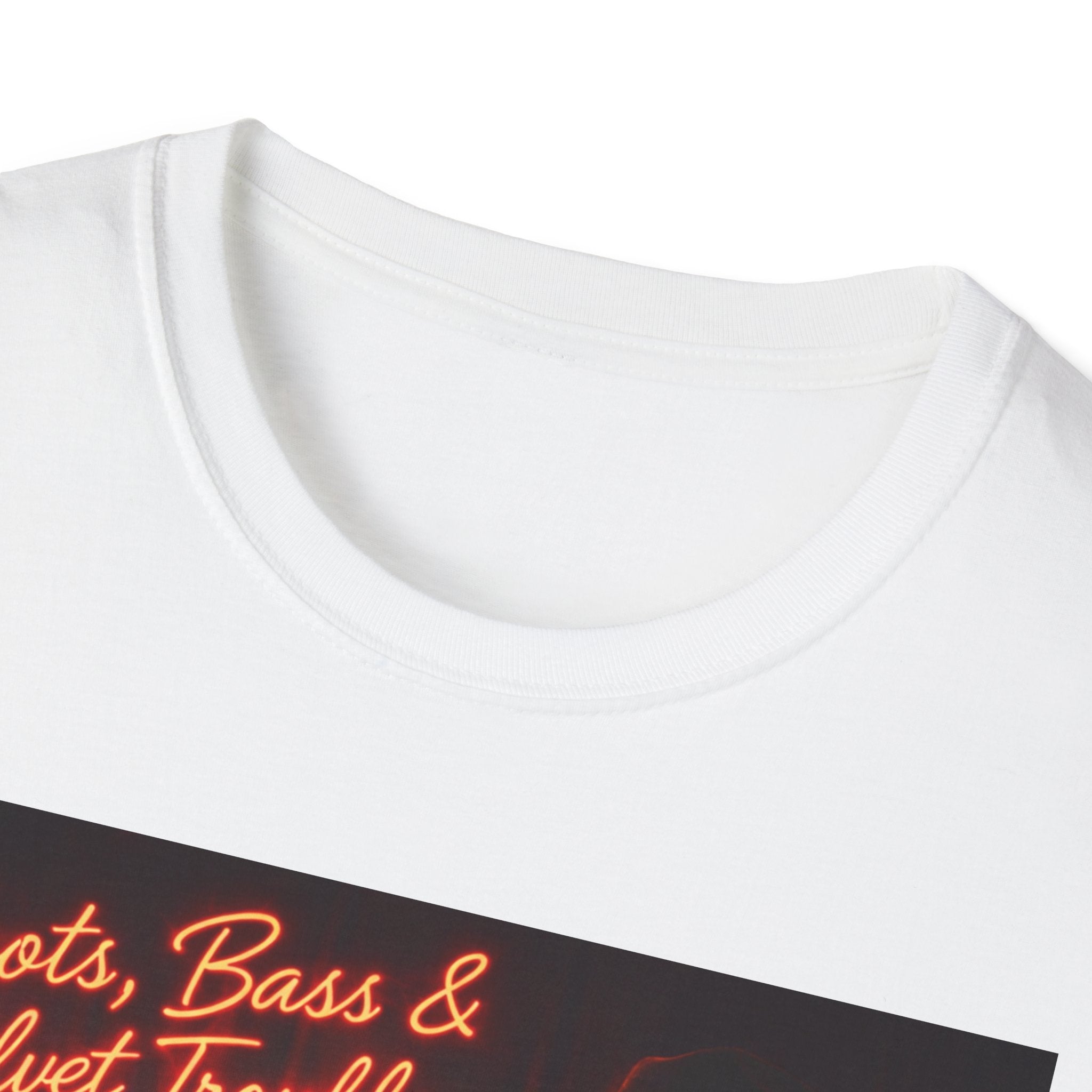 "Boots, Bass & Velvet Trouble" Retro Music Tee Vintage Rock T-Shirt —