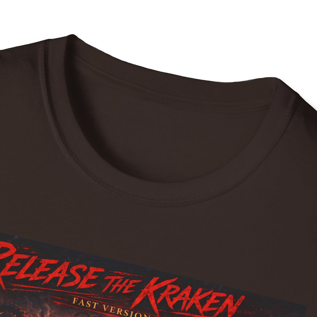 T-Shirt — 'Release the Kraken' Retro Nautical Kraken Graphic Tee