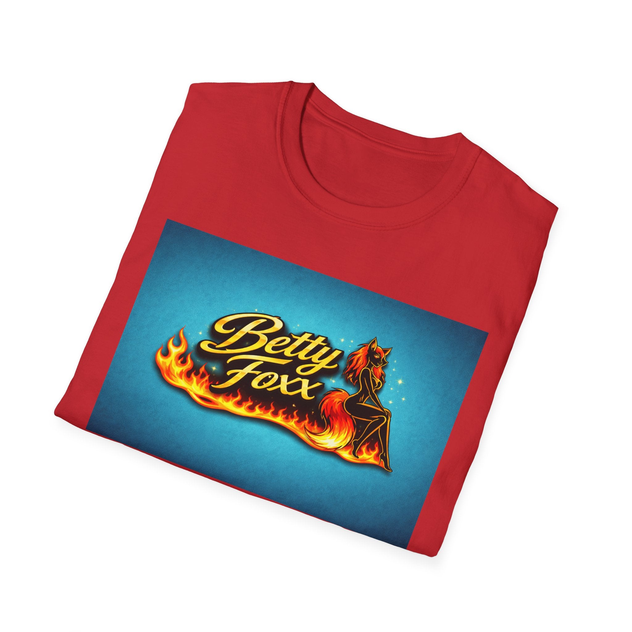Betty Foxx Retro Flame Logo T-Shirt