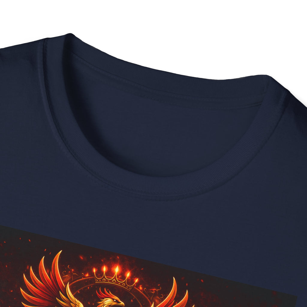 Rebelz Atlaz Film Studios Logo  Phoenix Skull T-Shirt
