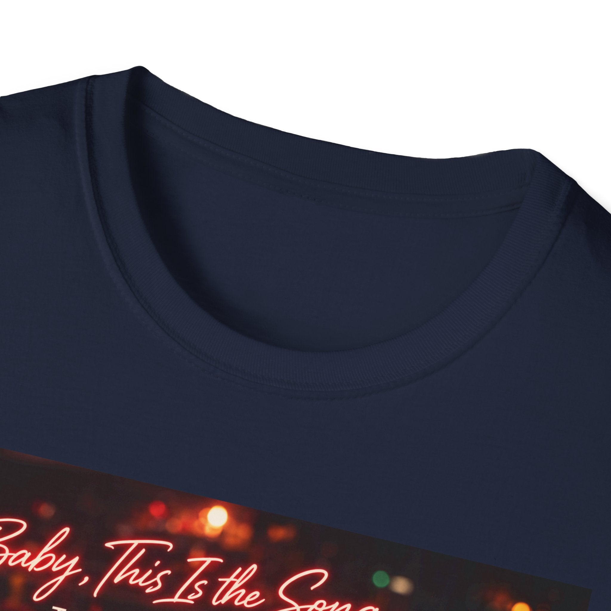 T‑Shirt — 'Baby, It's The Song That Counts'  Crownless and Full Throttle Album Cover Artwork Retro Candlelit Music Graphic Tee
