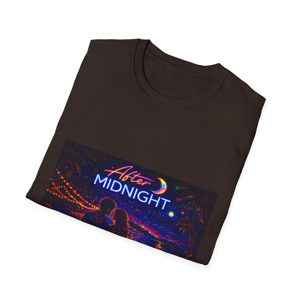 After Midnight Song Cover Art From The Caribbean Calavera Album Hoodie Graphic T-Shirt — Neon City Nightscape Tee