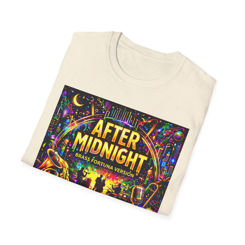 After Midnight T-Shirt  Song Cover Art From The Caribbean Calavera Album – Neon Jazz Club Graphic Tee
