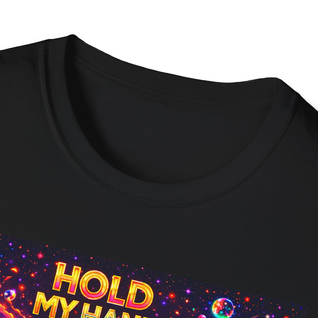 Hold My Hand T-Shirt  Song Cover Art From The Caribbean Calavera Album — Retro Sunset Hands Graphic Tee