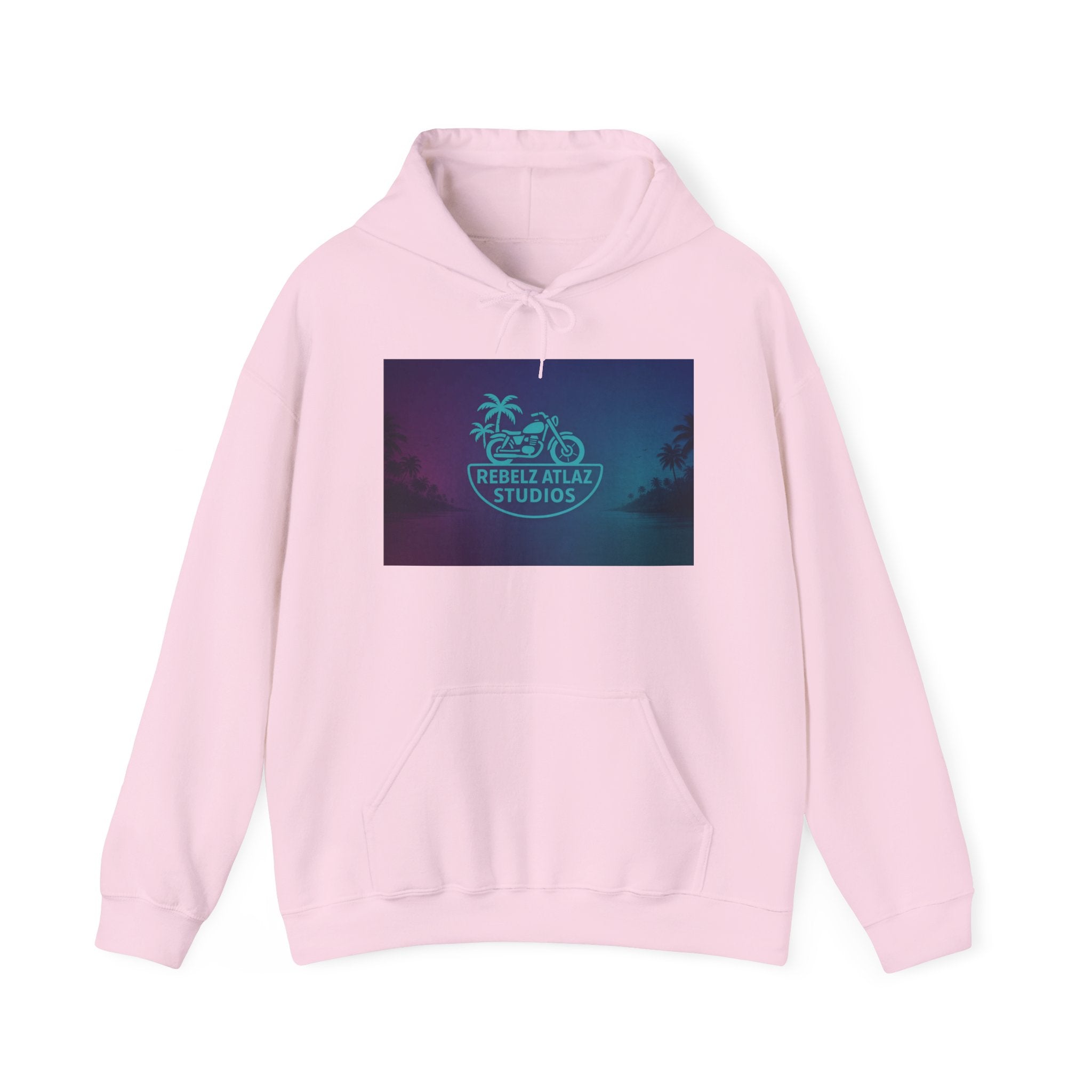 Rebel Atlas Studios Tropical Logo Hoodie Song Cover Art From The Caribbean Calavera Album