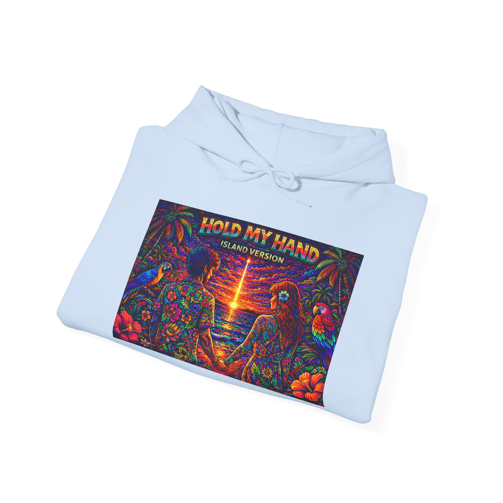 Hold My Hand Like You Used to Island Version Song Cover From Caribbean Calavera Album  Retro Rave Graphic Sweatshirt