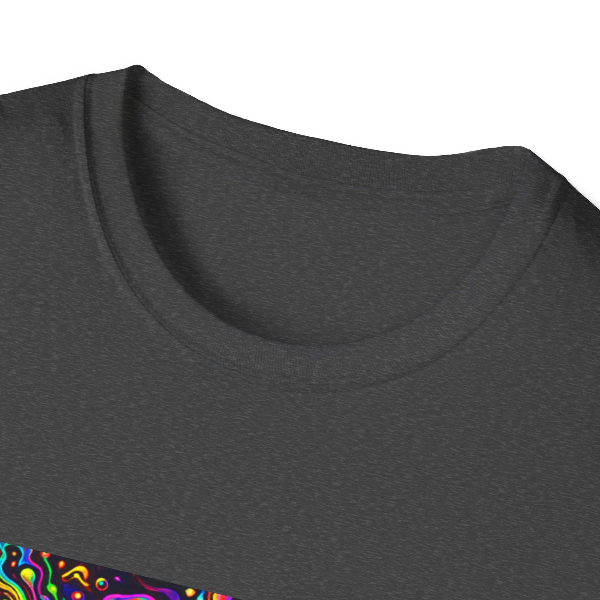 Funkify Graphic T‑Shirt   Song Cover Art From The Caribbean Calavera Album — Psychedelic Neon Music Art Tee
