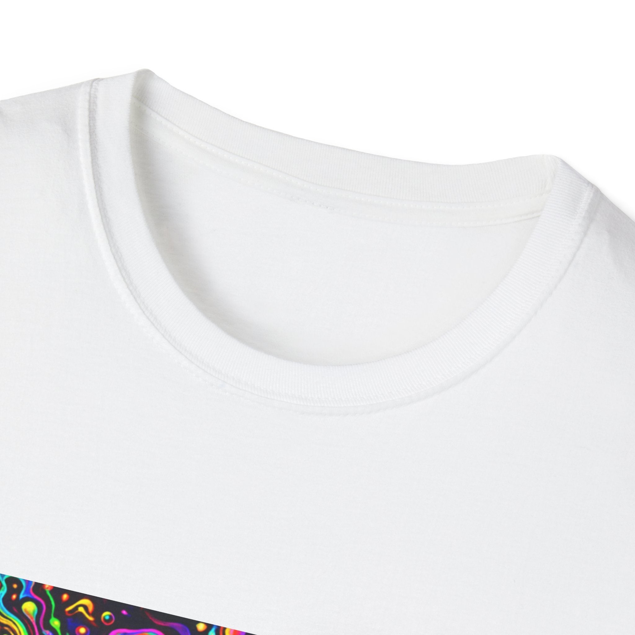 Funkify Graphic T‑Shirt   Song Cover Art From The Caribbean Calavera Album — Psychedelic Neon Music Art Tee