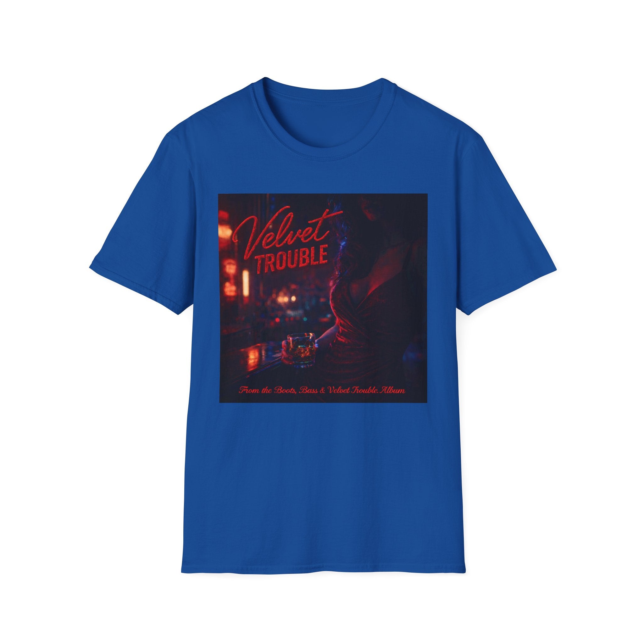 Velvet Trouble Retro Neon Band T-Shirt