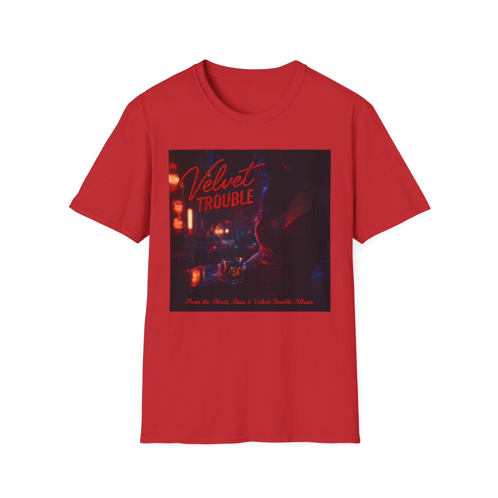 Velvet Trouble Retro Neon Band T-Shirt