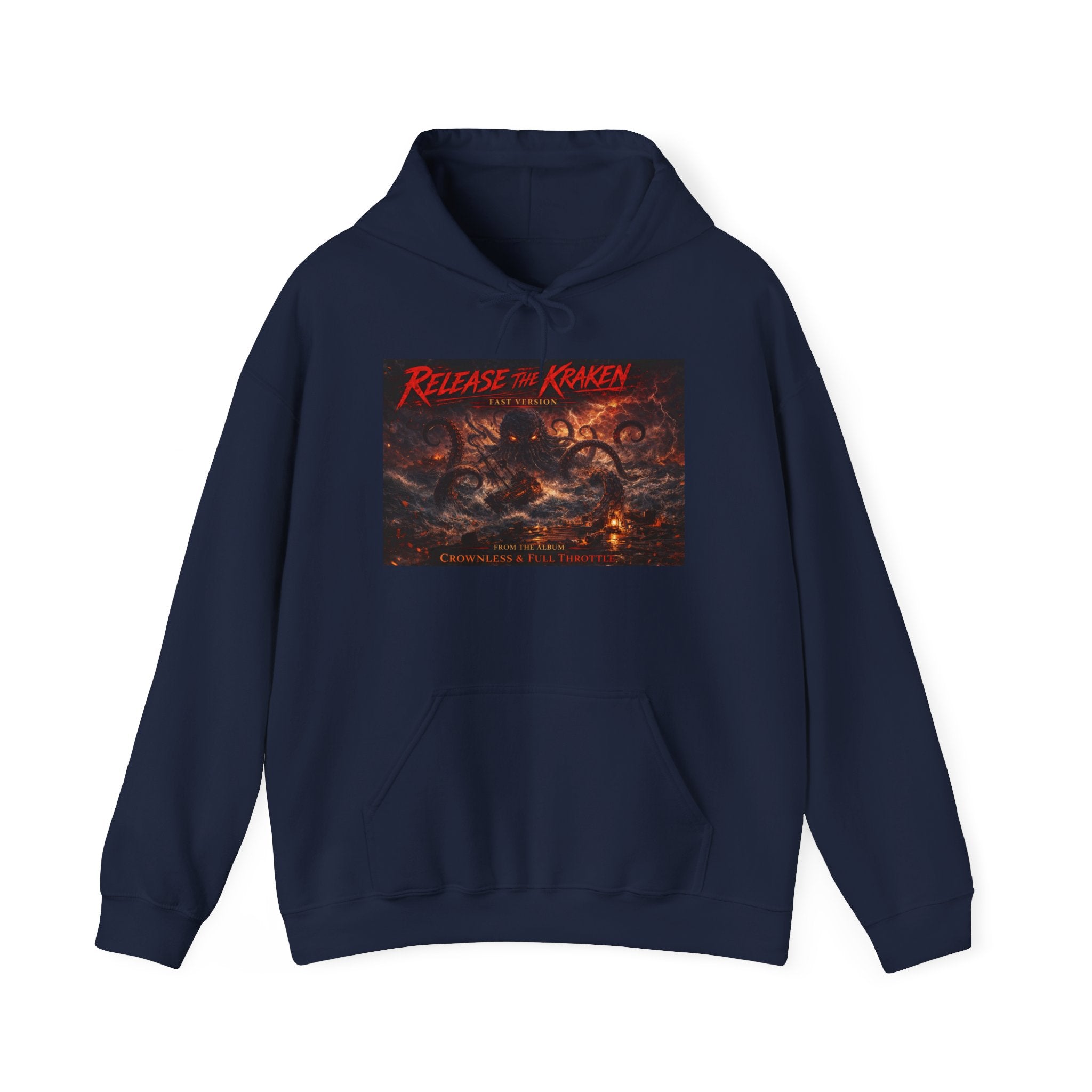 Release the Kraken Hoodie — Nautical Myth Kraken Graphic Pullover