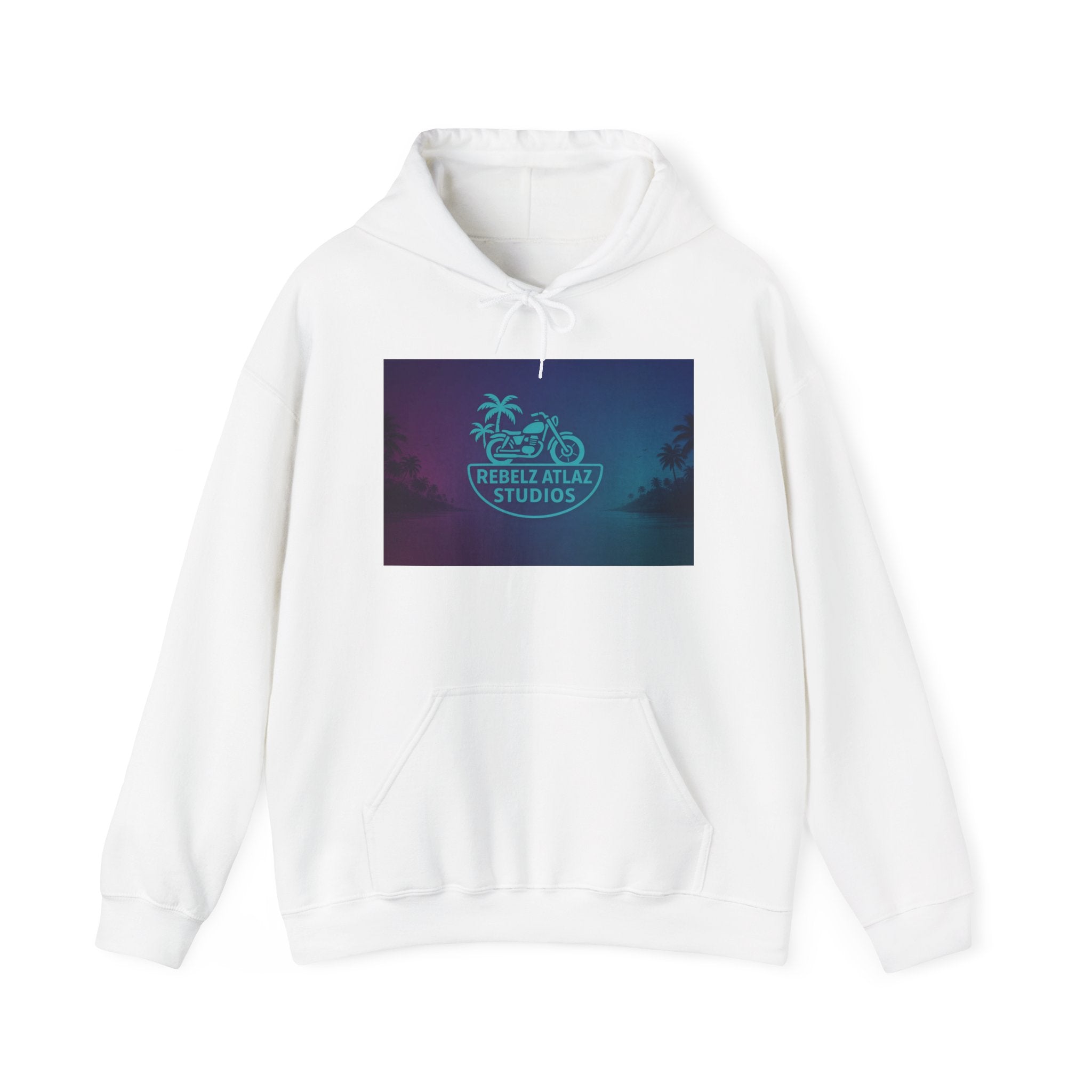 Rebel Atlas Studios Tropical Logo Hoodie Song Cover Art From The Caribbean Calavera Album