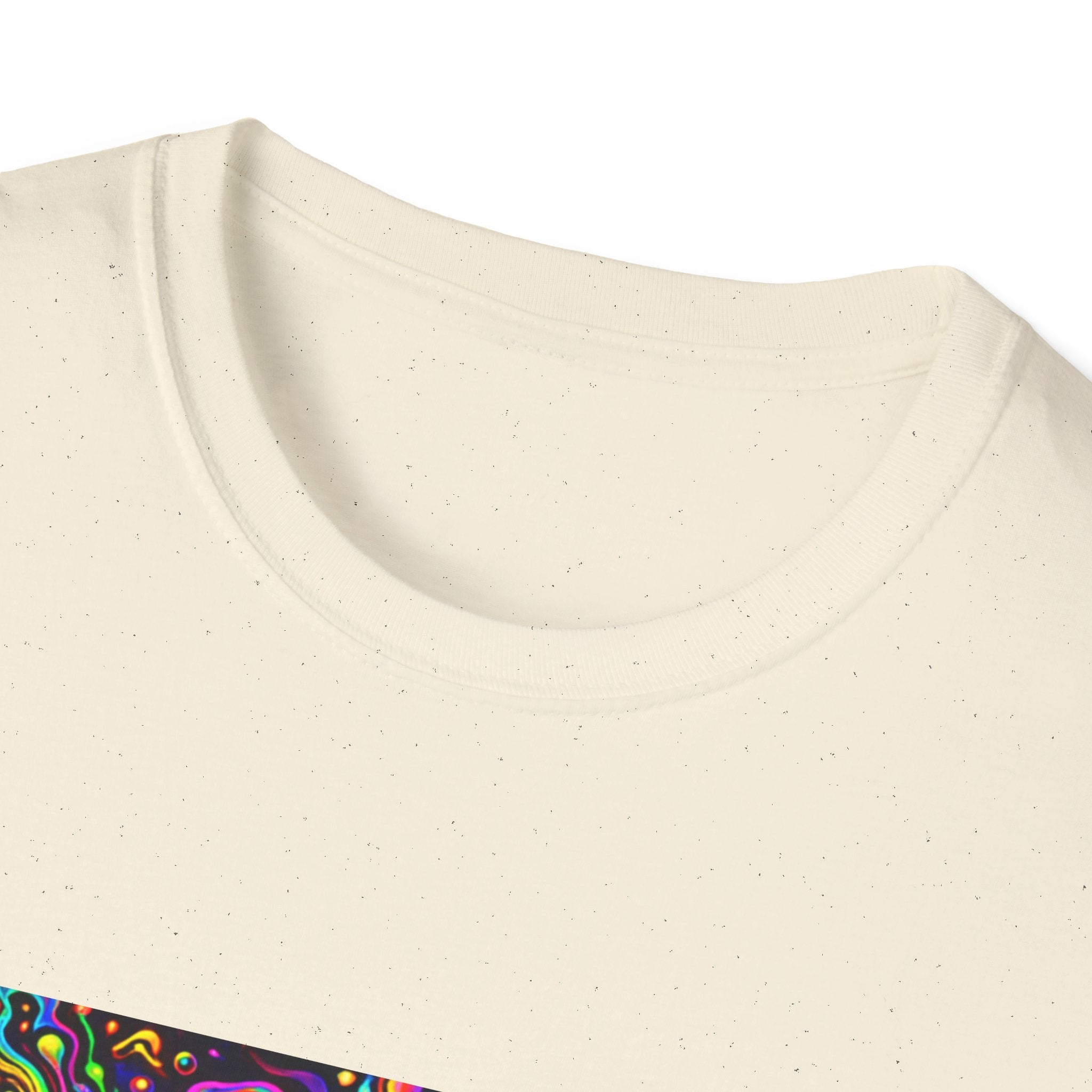 Funkify Graphic T‑Shirt   Song Cover Art From The Caribbean Calavera Album — Psychedelic Neon Music Art Tee
