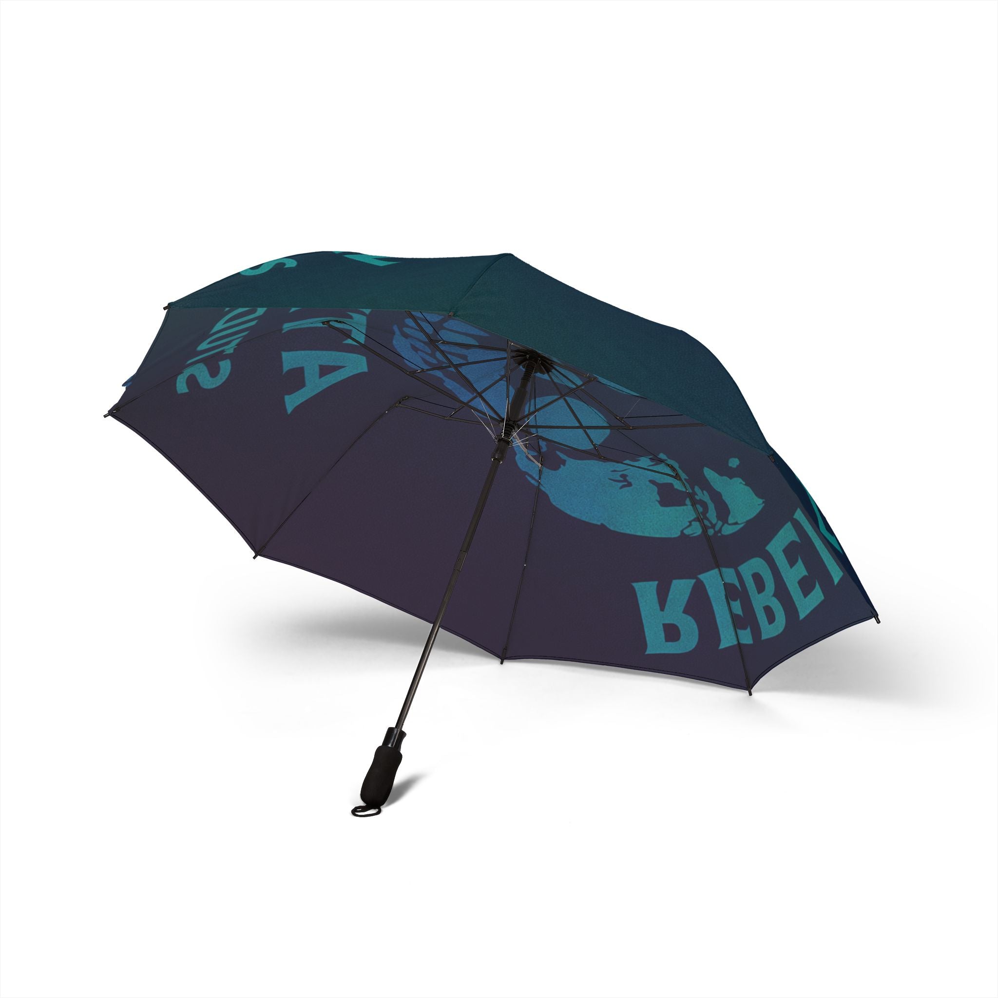 Skull Rebelz Atlaz Foldable Umbrella – Semi‑Automatic Compact Rain Umbrella