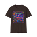 Nights in Cenovia T-Shirt  Song Cover Art From The Caribbean Calavera Album   — Colorful Fireworks Cityscape Tee