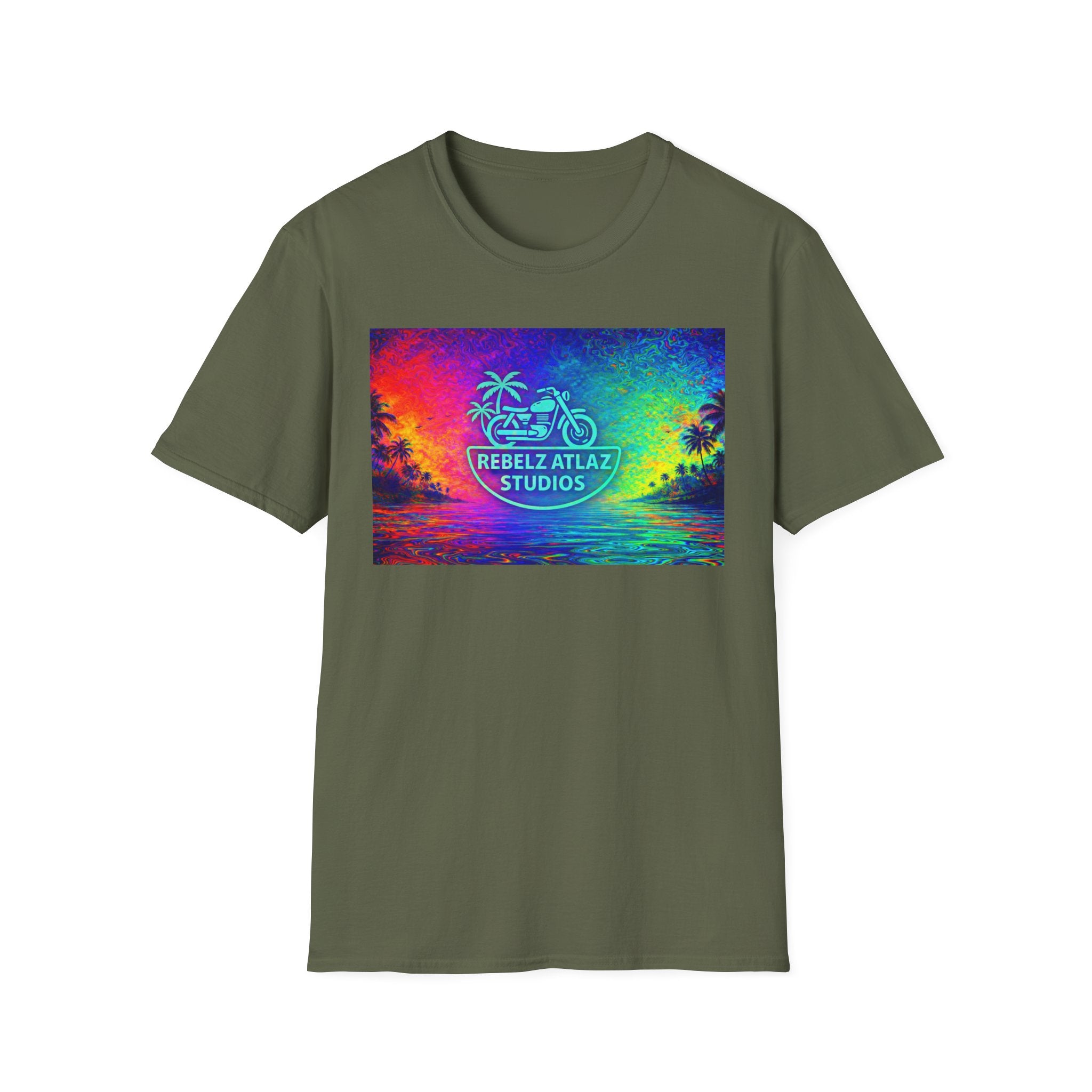 Rebelz Atlaz Studios Tropical Sunset T-Shirt