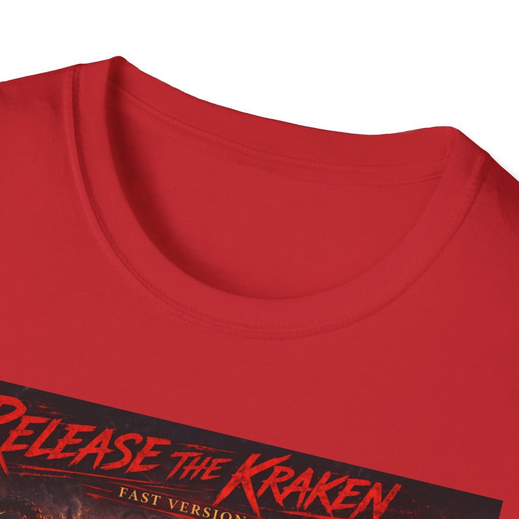T-Shirt — 'Release the Kraken' Retro Nautical Kraken Graphic Tee