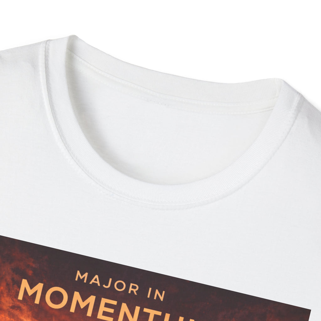 T‑Shirt – "Major in Momentum" Album Art Tee (Silhouette & Fiery Sky)