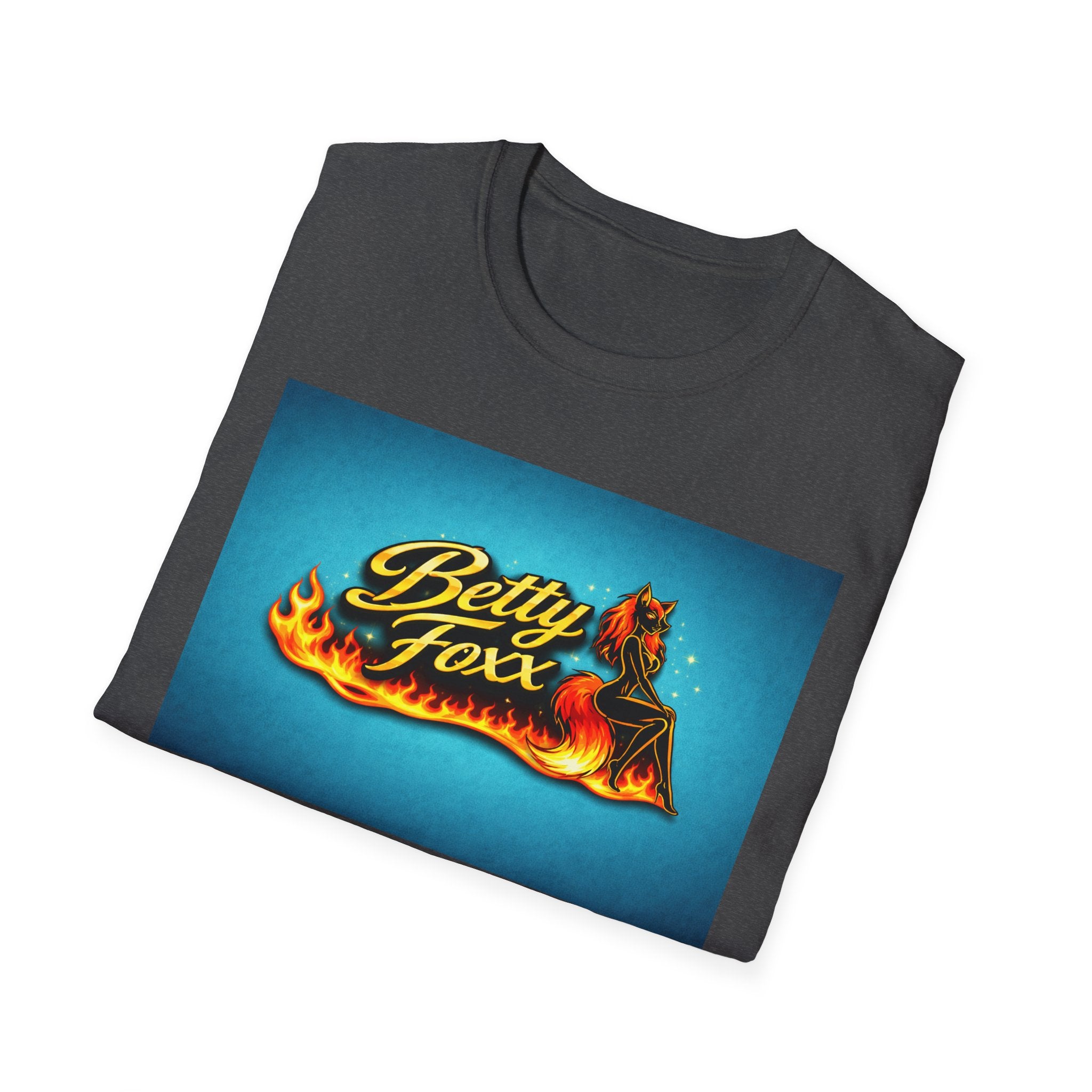 Betty Foxx Retro Flame Logo T-Shirt